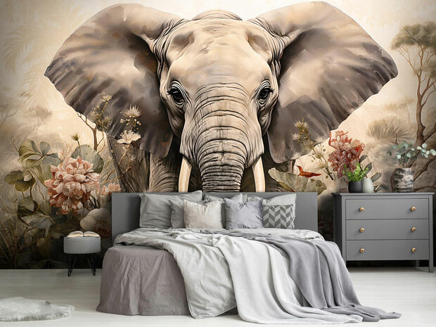 Jungledieren behang Olifant