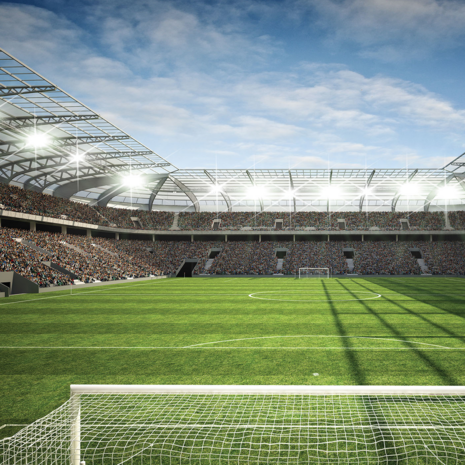 Voetbal Stadion fotobehang 4