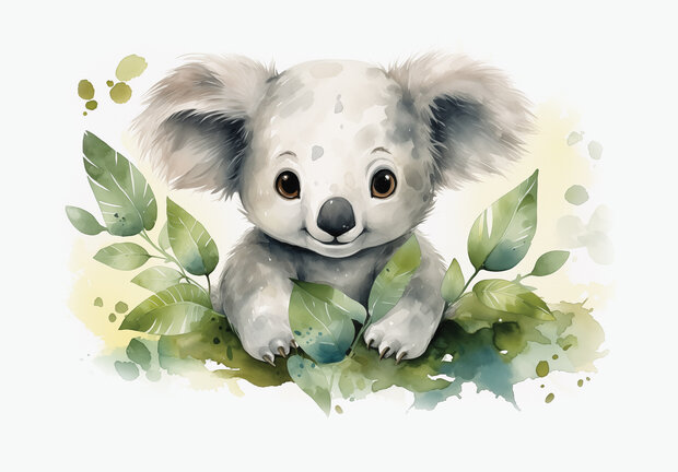 Kleine Koala fotobehang