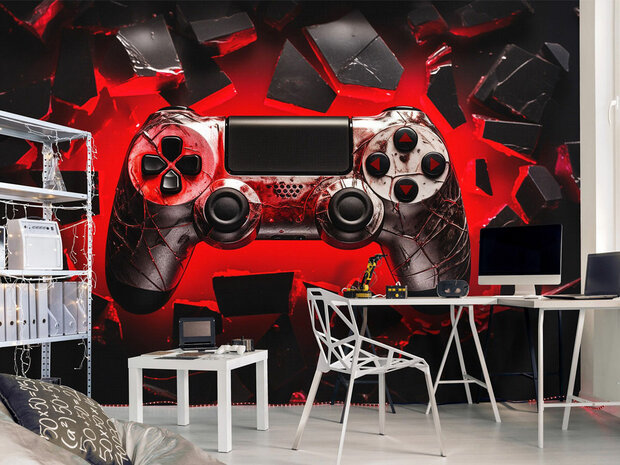 Game behang Controller Rood