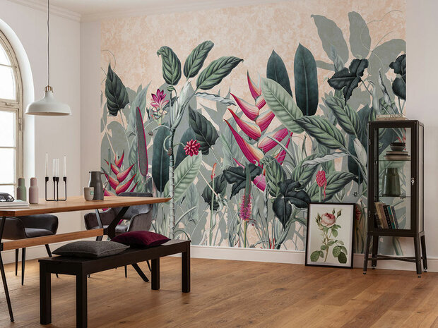 Botanisch behang Soft Jungle