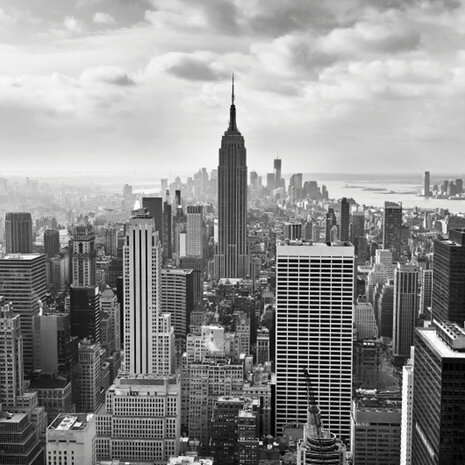 New York fotobehang NYC Black and White