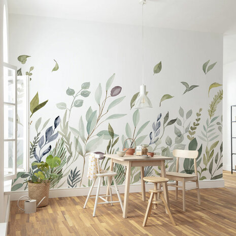 Botanisch behang Breeze