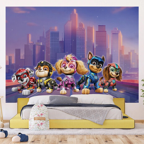 Paw Patrol fotobehang Mighty Movie