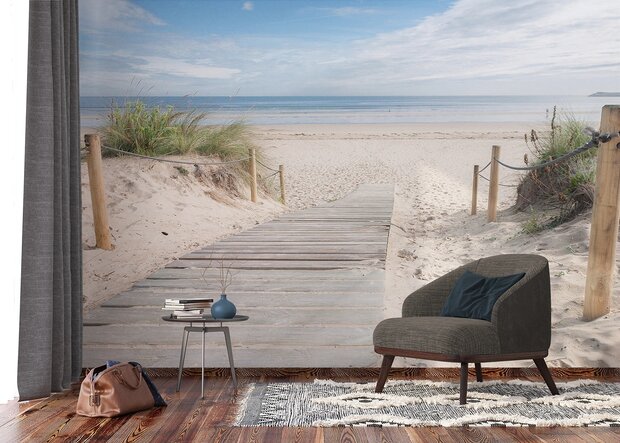 Strand fotobehang Beach Path