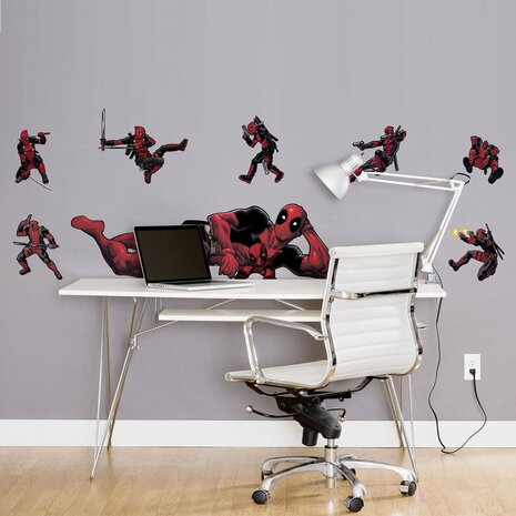 Deadpool muurstickers XL