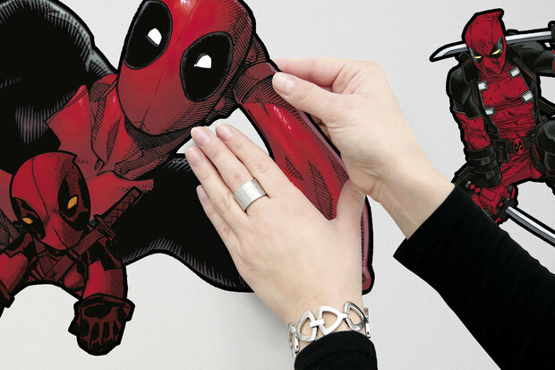 Deadpool muurstickers XL