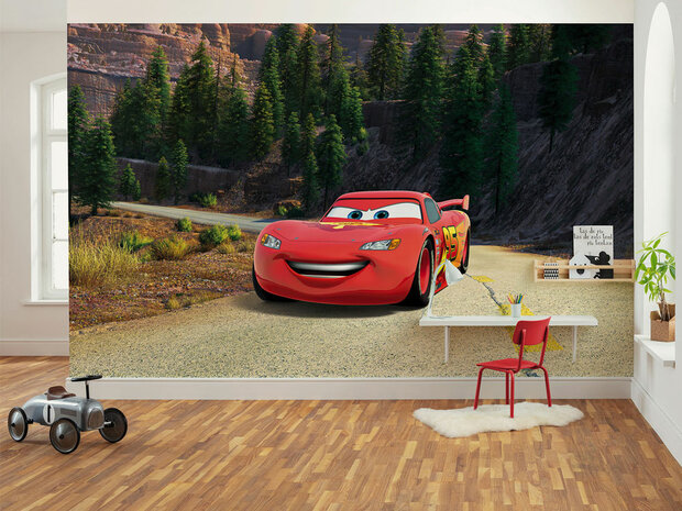 Disney Cars fotobehang Every Road Has A Story