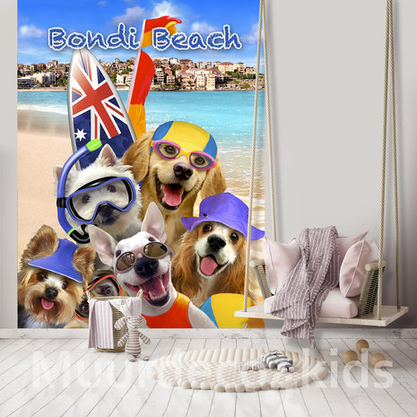 Honden fotobehang Selfie Bondi Beach