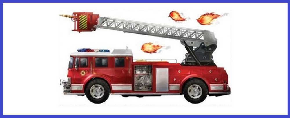 Factuur Proficiat Onze onderneming Brandweer muurstickers voor de kinderkamer
