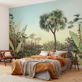 Jungle fotobehang Oasis