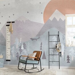 Wild and Free fotobehang kinderkamer