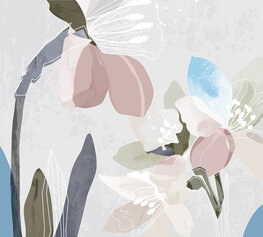 Bloemen behang Abstract Florals P4