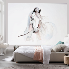 Paarden behang Aquarel paard II