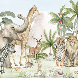 Jungle behang Safari Friends VIN023