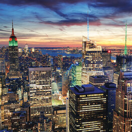 New York fotobehang Manhattan