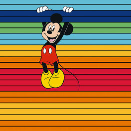 Mickey Mouse behang Magic Rainbow